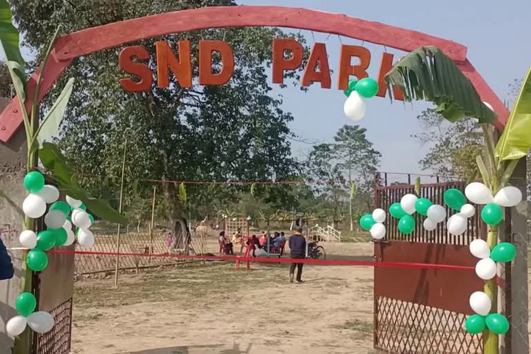 Childrens park inaugurated in Adi Leku village of Jonai
