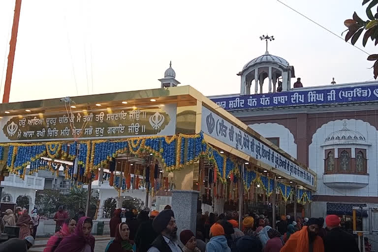 The birth anniversary of Amar Shaheed Baba Deep Singh ji