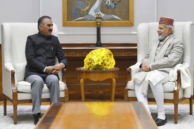 CM Sukhu Meets PM Modi