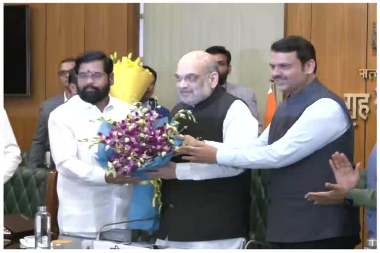 amit shah cm shinde dcm fadnavis meet