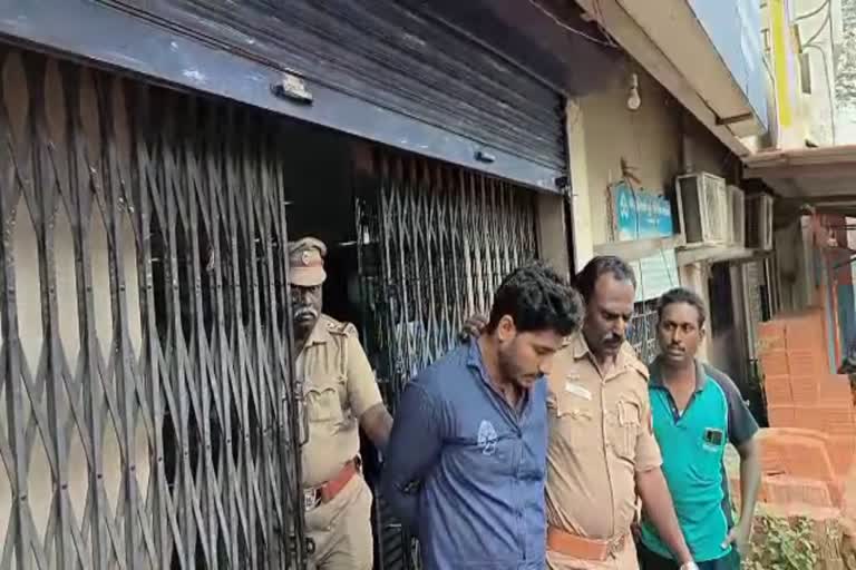 Thunivu model bank robbery attempt  തുനിവ് മോഡലില്‍ തമിഴ്‌നാട്ടില്‍ ബാങ്ക്കൊള്ള  ബാങ്ക് കൊള്ള  തുനിവ്  ദിണ്ടിഗലില്‍ ബാങ്ക് കൊള്ള ശ്രമം  bank robbery attempt in Dindigul  crime news  ക്രൈെം വാര്‍ത്തകള്‍