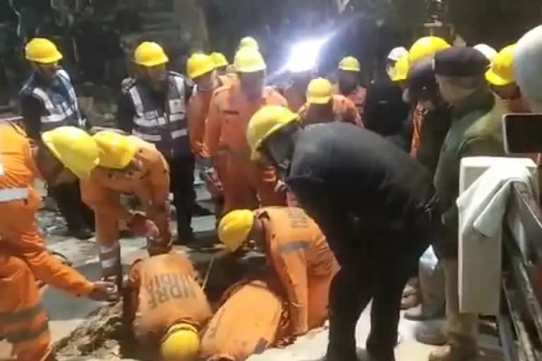 Building collapsed in Lucknow