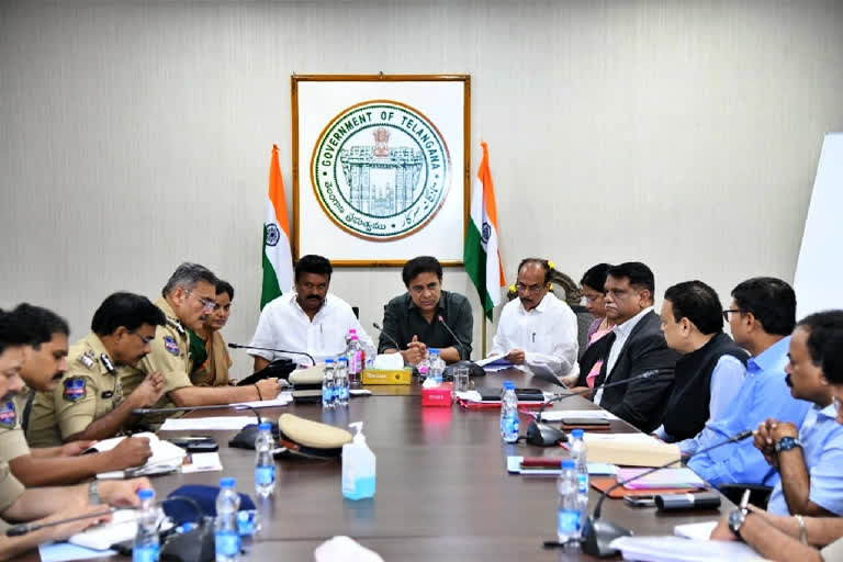 High level Meeting on Fire accidents in Hyderabad