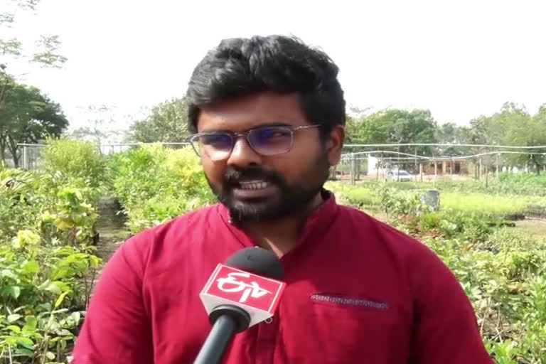 A young Man Who Set Up a Nursery