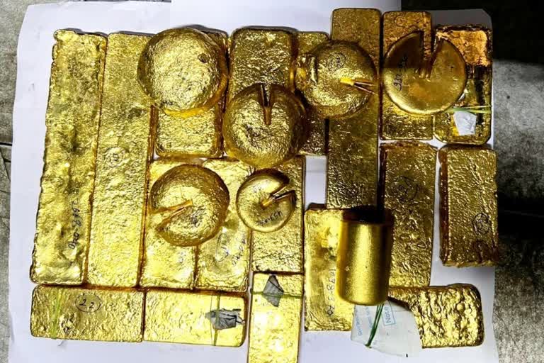 MH 37 kg smuggled gold worth 22crore seized from kalbadevi in Mumbai ( Late night news )