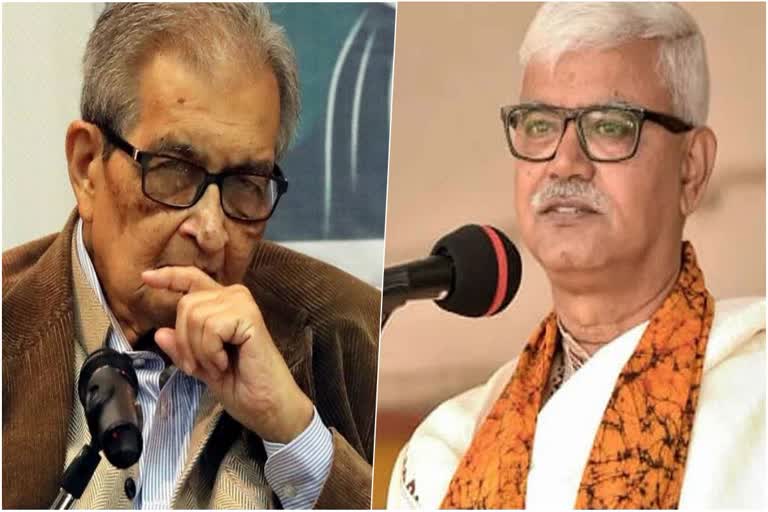Tagore Family and Visva Bharati University students reaction after Bidyut Chakraborty targets Amartya Sen