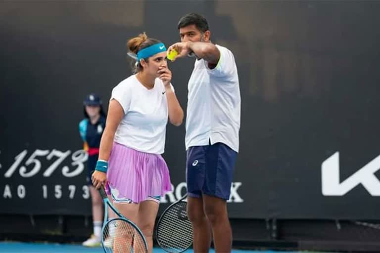 Sania Mirza and Rohan Bopanna