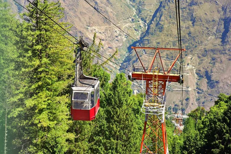 Auli Ropeway in Joshimath