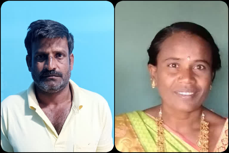 Husband killed wife in Mandya  Mandya crime news  clash between husband and wife  murder front of daughter  ಕ್ಷುಲ್ಲಕ ಕಾರಣಕ್ಕೆ ಶುರುವಾದ ಜಗಳ  ಜಗಳ ಕೊಲೆಯಲ್ಲಿ ಅಂತ್ಯ ಕಂಡಿರುವ ಘಟನೆ  23 ವರ್ಷಗಳ ಹಿಂದೆ ಲವ್​ ಮ್ಯಾರೇಜ್  ಮಗಳ ಎದುರೇ ಮಡದಿಯನ್ನು ಕೊಂದ ಪತಿ  ಪೋಷಕರ ವಿರೋಧದ ನಡುವೆ ಮದುವೆ  ಕಂತು ಕಟ್ಟುವಂತೆ ಫೈನಾನ್ಸ್ ಕಂಪನಿ