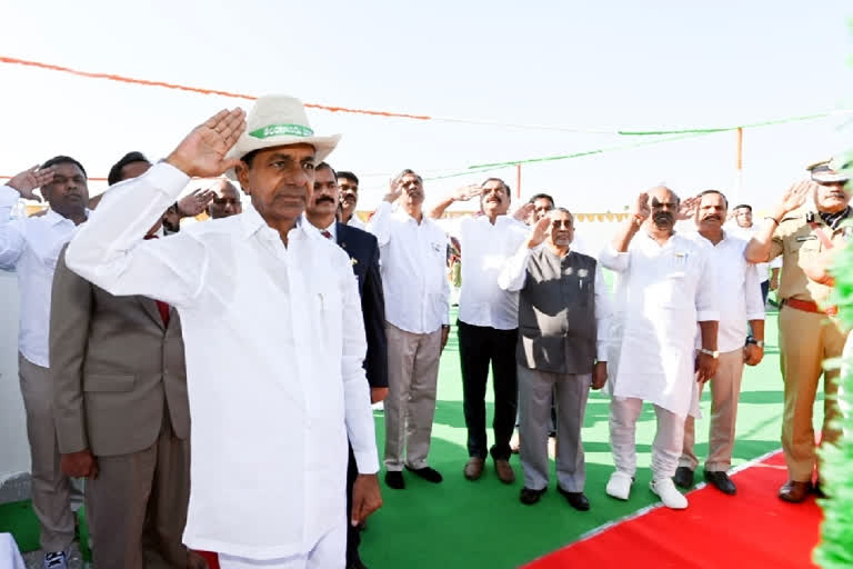 Republic Day Celebrations at Pragathi bhavan