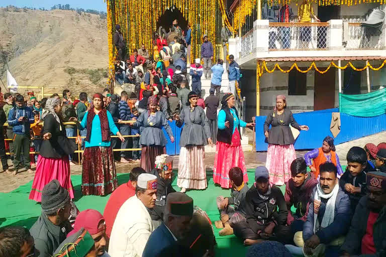 Many Devotees Reached Chalda Mahasu Devta Temple