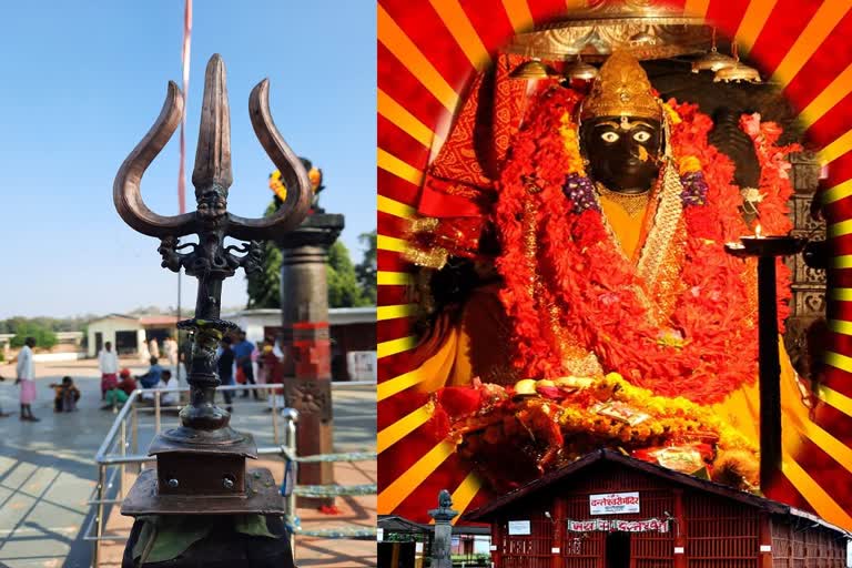 Tradition of establishing Trishul in Danteshwari Mata Temple