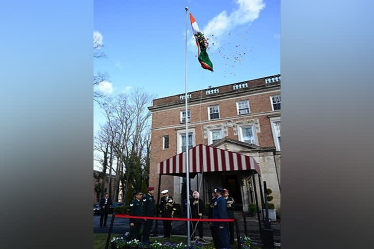 Indian Embassy in US celebrates 74th Republic Day, envoy Sandhu unfurls tricolour