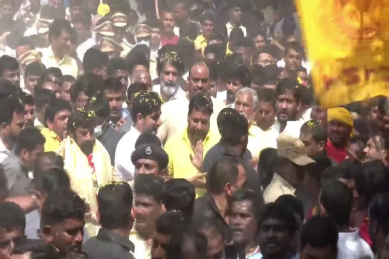 LOKESH YUVAGALAM PADAYATRA