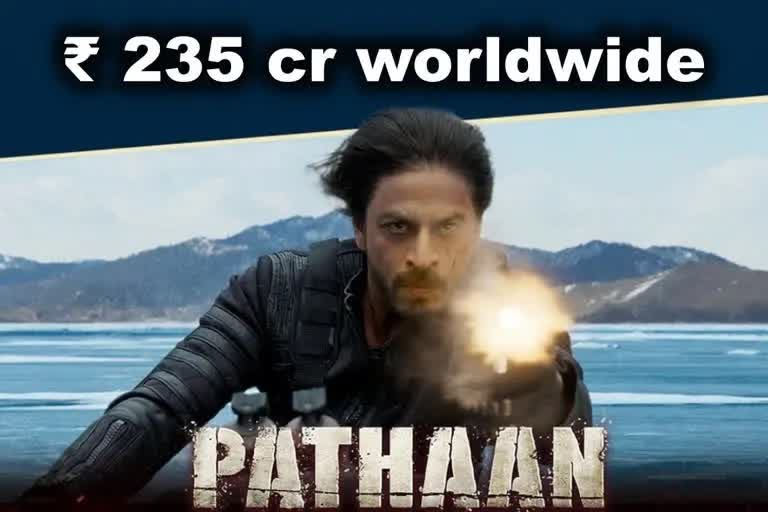 pathaan box office collection  pathaan movie collection  ബിക്കിനി വിവാദം ഏറ്റില്ല  പത്താന്‍  ബോളിവുഡിലെ മികച്ച ചിത്രം  ഇത് ബഹിഷ്‌കരണ സംഘത്തിനേറ്റ അടി  കിങ് ഖാന്‍റെ തിരിച്ച് വരവ് ആഘോഷിച്ച് ആരാധകര്‍  ഷാരൂഖ് ഖാന്‍ ചിത്രം  ദീപിക പദുകോണ്‍