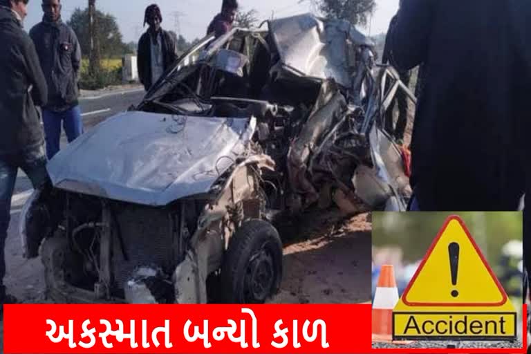 Road Accident ધ્રોલ પાસે ટ્રકની પાછળ કાર ઘૂસી જતાં સર્જાયો અકસ્માત, 2ના ઘટનાસ્થળે જ મોત