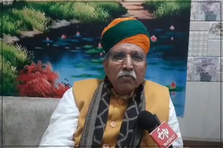 Union Minister Arjun Ram Meghwal