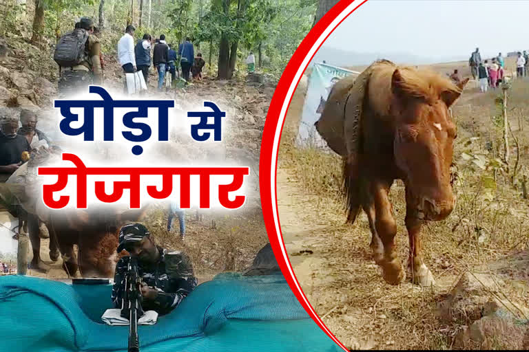 Villagers of Budha Pahad buying horse