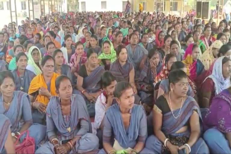 Anganwadi Worker Strike In Jagdalpur