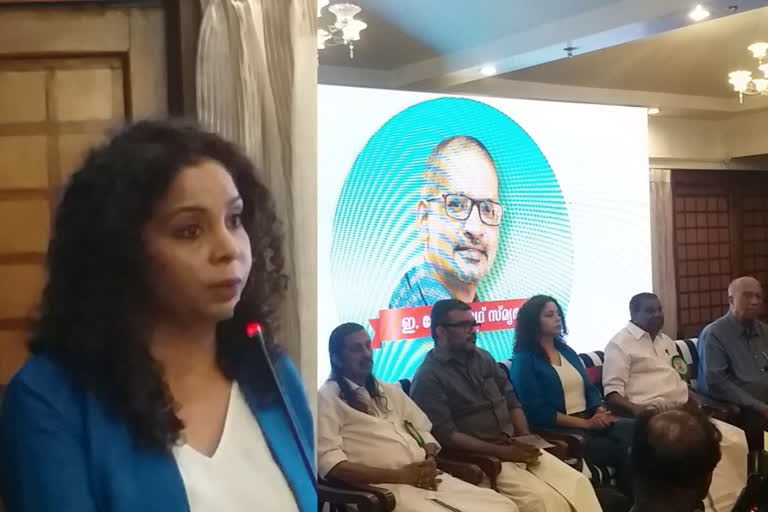 Rana Ayyub  റാണാ അയ്യൂബ്  സോമനാഥിന്‍റെ ഒന്നാം ചരമവാർഷികം  എം ബി രാജേഷ്  E Somanath journalist  death anniversary of E Somanath Rana Ayyub