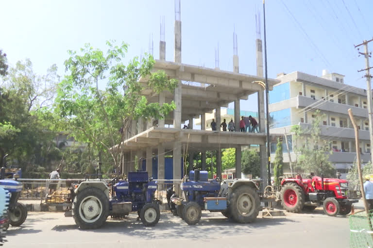 Illegal construction of buildings in Karimnagar