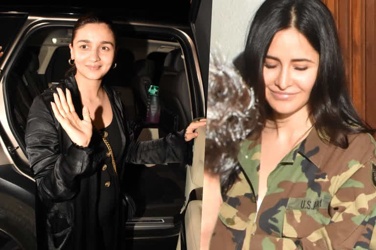 Alia Katrina spotted at Zoya Akhtar home