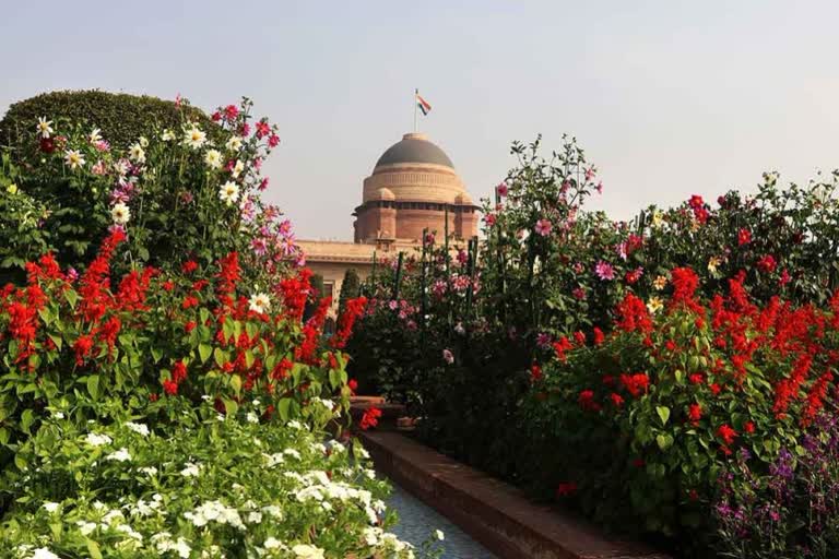 Mughal Garden at Rashtrapati Bhavan