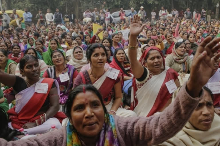 Anganwadi Workers Strike