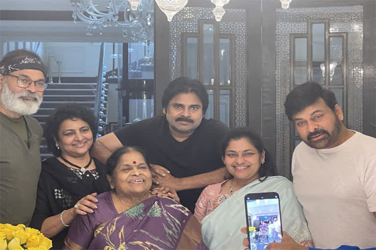 mega star chiranjeevi mother birthday