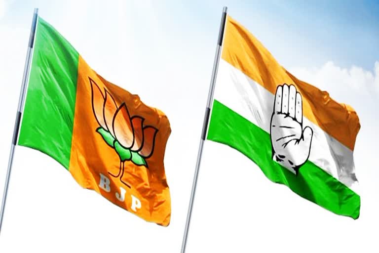 Congress BJP Flag