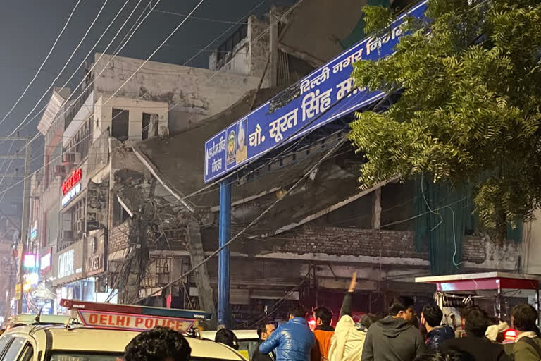 Delhi building collapses