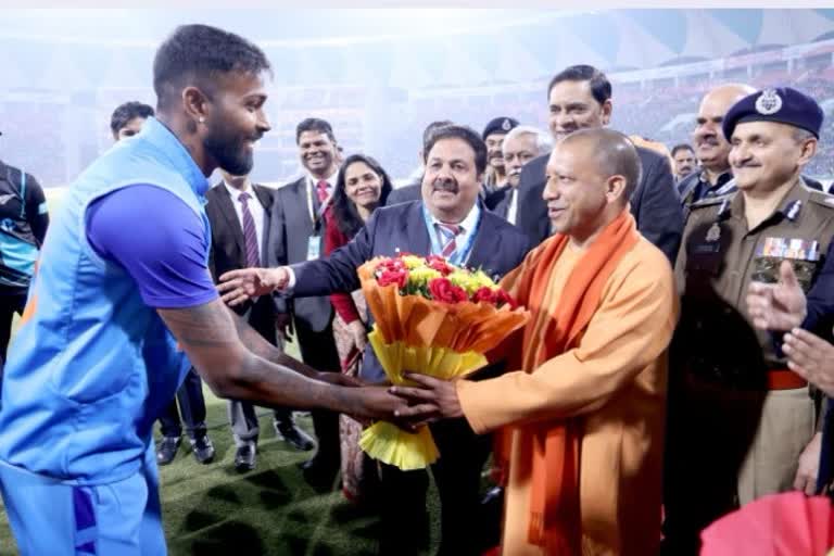 CM Yogi Adityanath  or hardik pandya