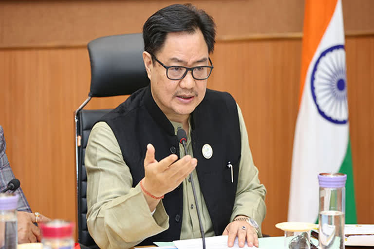 Union Law minister Kiren Rijiju