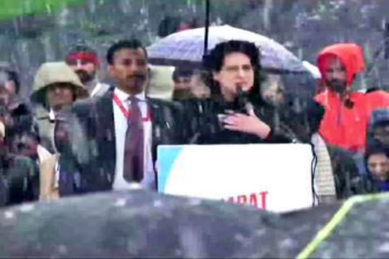 Congress General Secretary Priyanka Gandhi Vadra in Srinagar