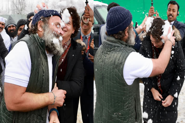 Rahul-Priyanka Snowball Fight