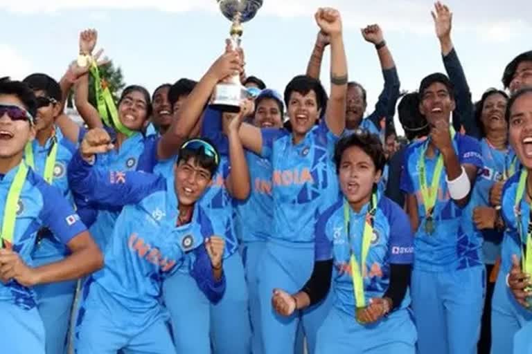 Under 19 Women World Cup winning team