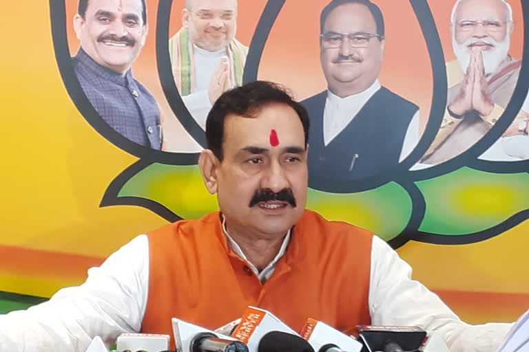 Home minister Narottam Mishra said