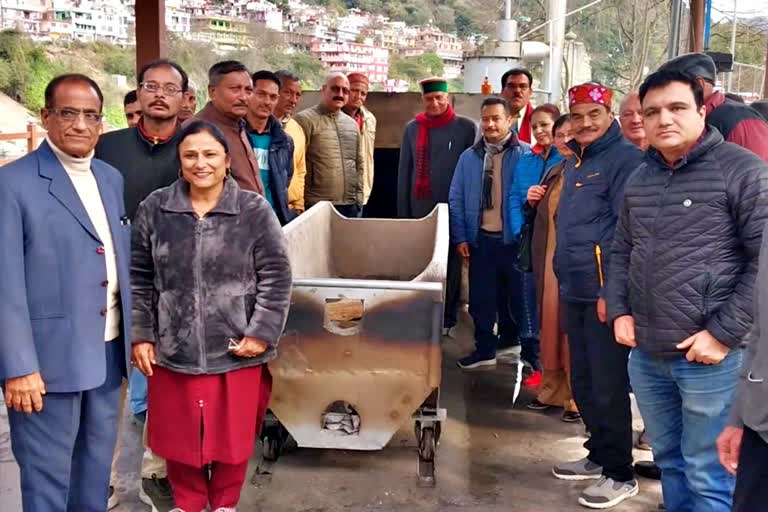 green crematorium installed in mandi