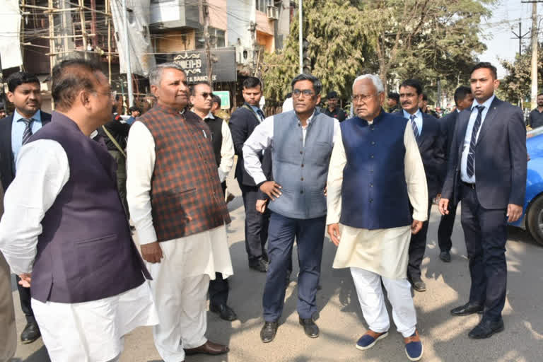 CM Nitish Kumar inspected Lohia Path Chakra