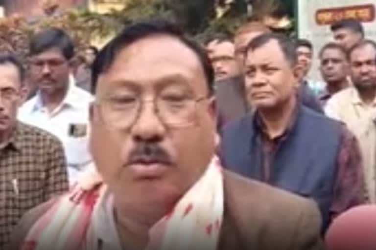 Sudden visit of minister Jogen Mohan in Nagaon