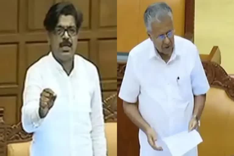 Karunagapally drug case in assembly  ലഹരിക്കടത്ത് നിയമസഭയില്‍  സിപിഎമ്മിനെതിരെ ആഞ്ഞടിച്ച് പ്രതിപക്ഷം  ഷാനവാസിനെതിരെ തെളിവില്ലെന്ന് എം ബി രജേഷ്  എം ബി രജേഷ്  ലഹരി കടത്ത് കേസിൽ നിയമസഭയിൽ ഭരണ പ്രതിക്ഷ ബഹളം  കരുനാഗപ്പള്ളി ലഹരി കടത്ത്  എക്സൈസ് മന്ത്രി  ക്ഷുഭിതനായി മുഖ്യമന്ത്രി  ലഹരിക്കടത്ത് കേസ് നിയമസഭയില്‍  kerala news updates  latest news in kerala  assembly news  assembly news updates  latest news in assembly