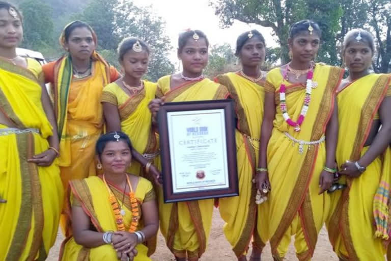 Tribals holding certificate
