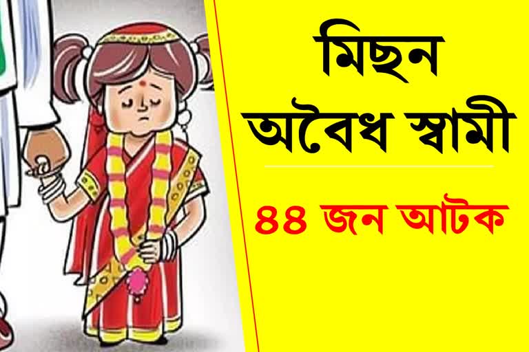 many people arrested in Child marriage in Hojai