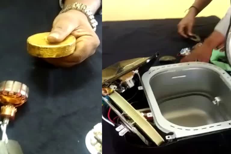 gold arrest railway station  സ്വർണ്ണം കടത്തി  man tried to smuggle gold  1300 gram Gold seized  Gold seized  Gold seized at railway station  ബ്രഡ്‌ മേക്കറിൽ രഹസ്യ അറ ഉണ്ടാക്കി സ്വർണം  സ്വർണം കടത്താൻ ശ്രമം  സ്വർണക്കടത്ത്  സ്വർണം കടത്താൻ ശ്രമിച്ച ഒരാൾ അറസ്റ്റിൽ  സ്വർണവുമായി ഒരാൾ അറസ്‌റ്റിൽ  കാസർകോട് റെയിൽവേ സ്റ്റേഷനിൽ സ്വർണം പിടികൂടി  കേരള വാർത്തകൾ  മലയാളം വാർത്തകൾ