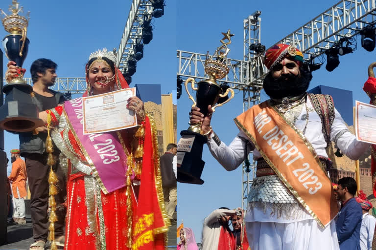 Ganpat Singh became Mr Desert 2023, Garima Vijay selected Miss Mumal 2023