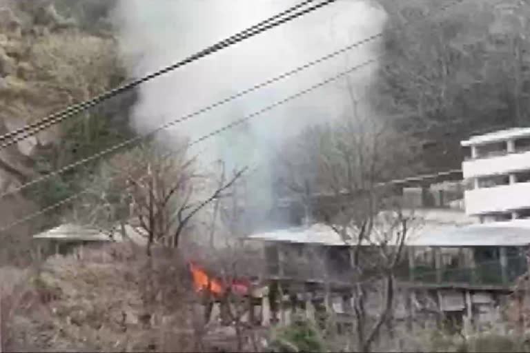 Fire broke out near Mata Vaishno Devi Bhavan