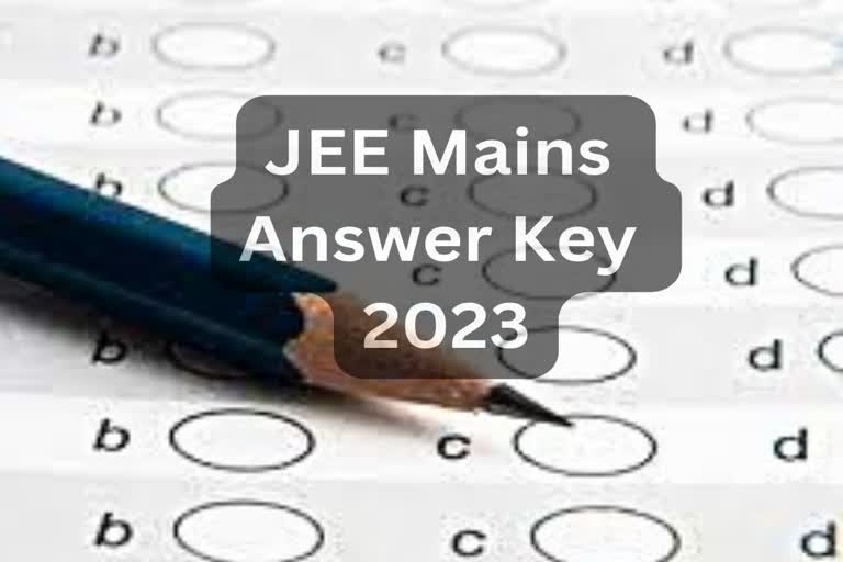 JEE mains answer key 2023
