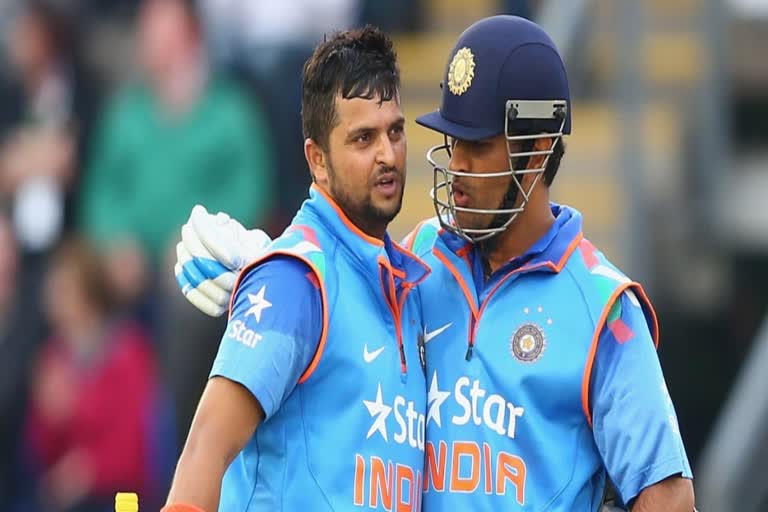 Suresh Raina on his connection with MS Dhoni  Suresh Raina on MS Dhoni  Suresh Raina  MS Dhoni  സുരേഷ്‌ റെയ്‌ന  ധോണിയുമായുള്ള ബന്ധം വ്യക്തമാക്കി സുരേഷ്‌ റെയ്‌ന  എംഎസ്‌ ധോണി  ചെന്നൈ സൂപ്പര്‍ കിങ്‌സ്  Chennai Super Kings