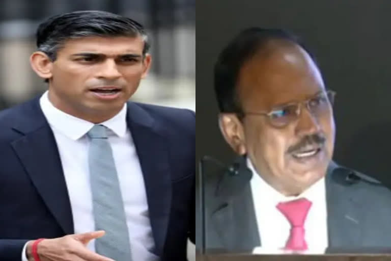 British Prime Minister Rishi Sunak in a "special gesture" briefly joined a meeting here between India's National Security Advisor Ajit Doval.