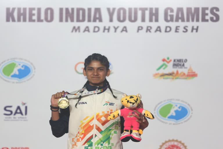 Bushra Khan won gold and silver medals in athletics in Khelo India Youth Games